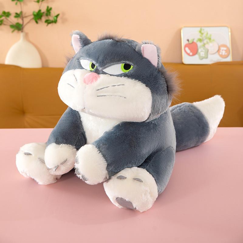 

Lucifer Cat Plush Toy With Bowtie Cartoon Stuffed Animal For Kids Birthday Gift ClassicLucifer,35cm