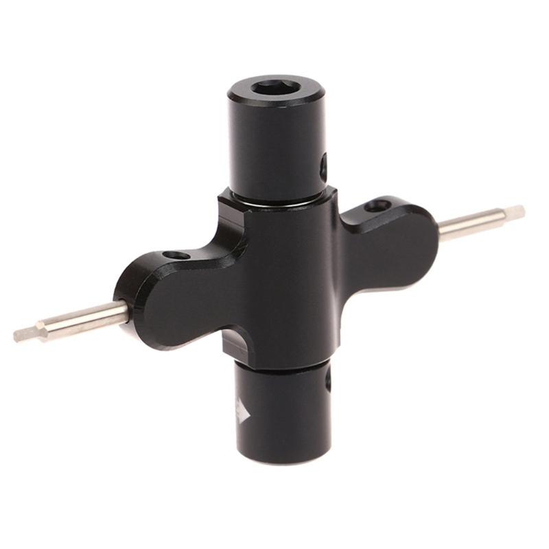 Ratcheting Wrench Bearing Tool 1.5mm/2mm Screwdriver Release Propellers Motor Tool For Quadcopter Drones Car