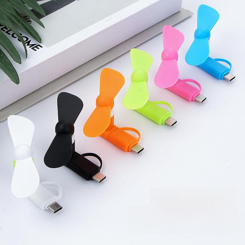Creative Mini Handheld USB Fan for Android, Type-C, and Apple Devices