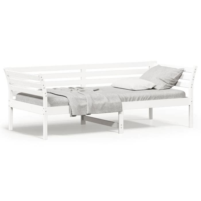 VidaXL Daybed, Sofa Bed, Guest Bed, Living Room Bedroom Lounge Furniture, Modern, White 90x200 Cm 842871