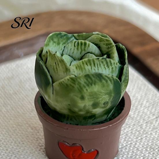 Magnetic Locker Accessory Cartoon Potted Cactus Fridge Magnet Resin 3D Mini Refrigerator Plants Kitchen Home Office Decoration Cabinet Decor
