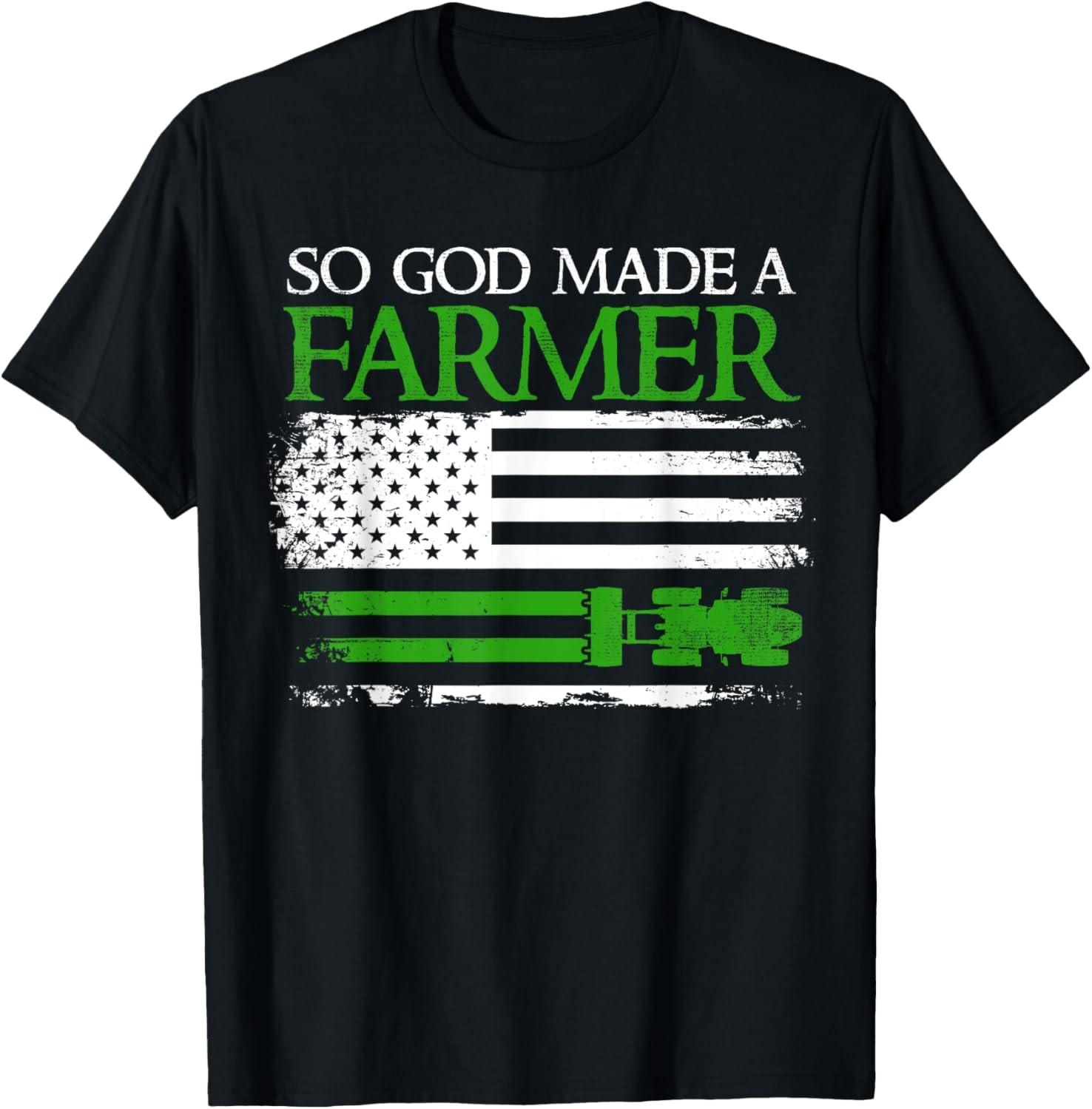 So God Made A Farmer, Farming Farmer T-Shirt S разноцветный