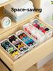 WORTHBUY Closets Clothes Organizer Box Wall Mounted Underwear Bra Socks Storage Boxes Wardrobe Drawer Clothes Storage Organizers