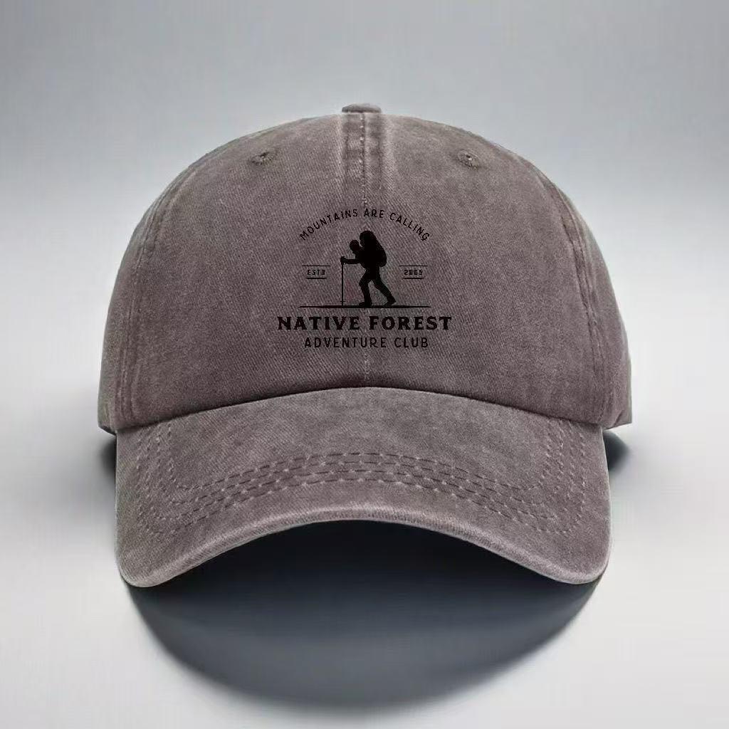 Unisex Leśna Przygoda Czapka Baseballowa - Miękki Daszek Słoneczny