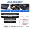 Carbon Car Door Sill Scuff Cover Black Door Panel Guard Protector Anti-Scratch Decoration For N-WGN Custom N-WGNJH3/JH4 4PCS