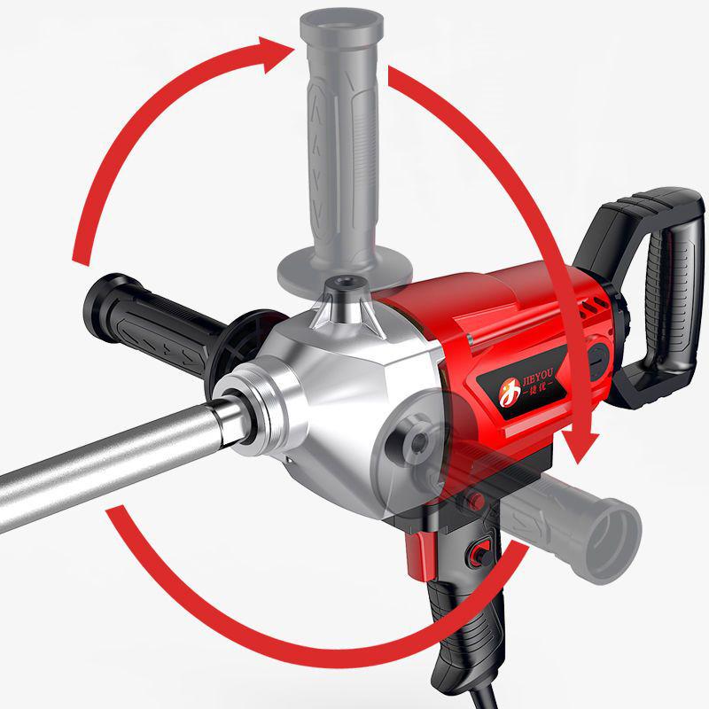 Jieyou High-Power Multi-Functional Electric Mixer for Paint, Putty, Cement & Mortar