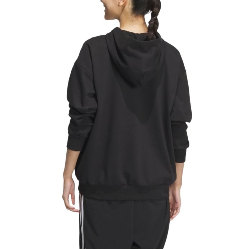 Adidas Sweatshirts Unisex Black Hooded Moderate Regular JN4857