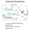 New Inspirational English Butterfly Wall Stickers Guest Background Wall Decoration Butterflies Art Decals Living Room Bedroom Decor