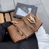 Modische Große Schultertasche Elegante Stilvolle Unterarmtasche Neue PU-Tragetasche Arbeit
