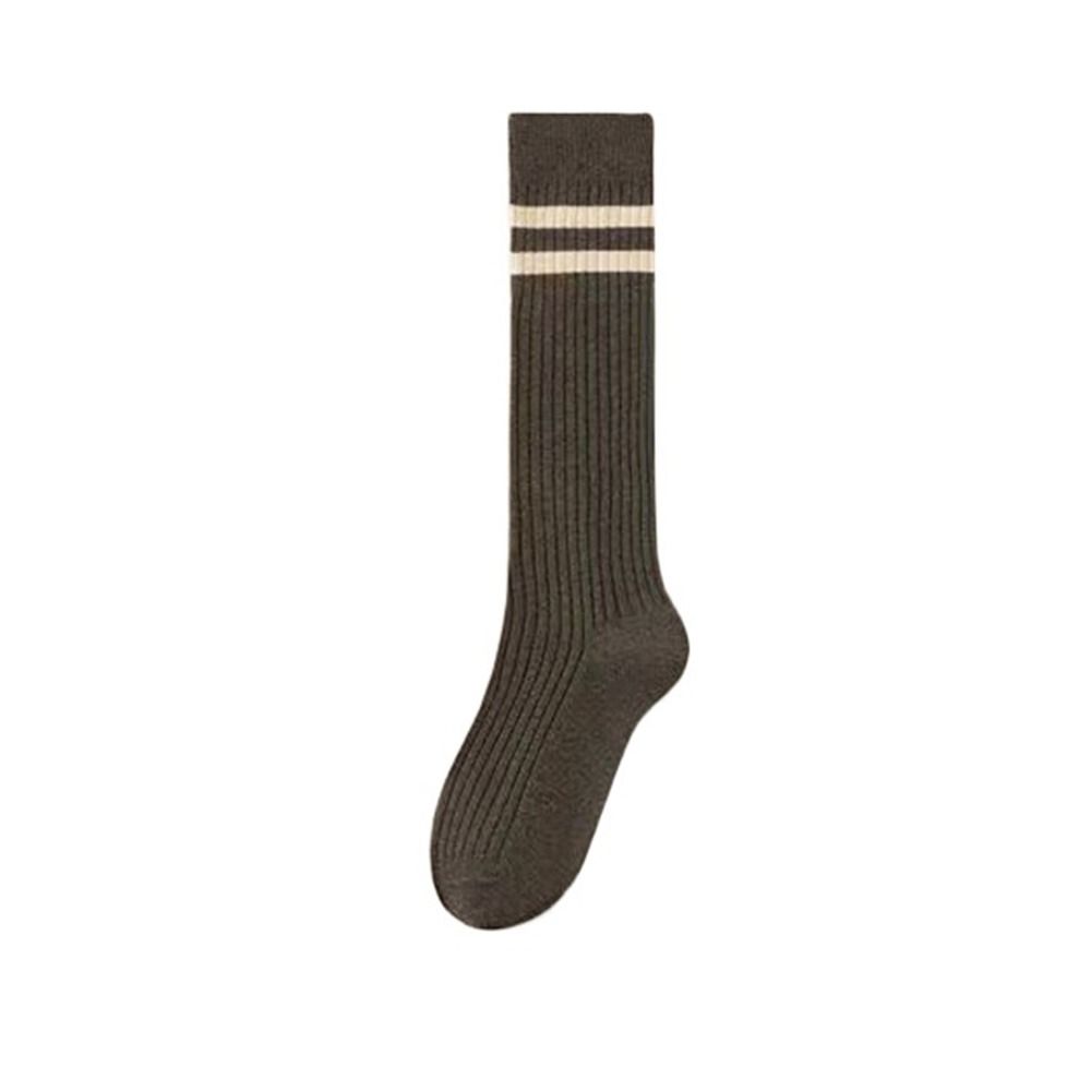 

Cotton Stripe Calf Socks JK Women Stockings Fashion Female Hosiery Student
