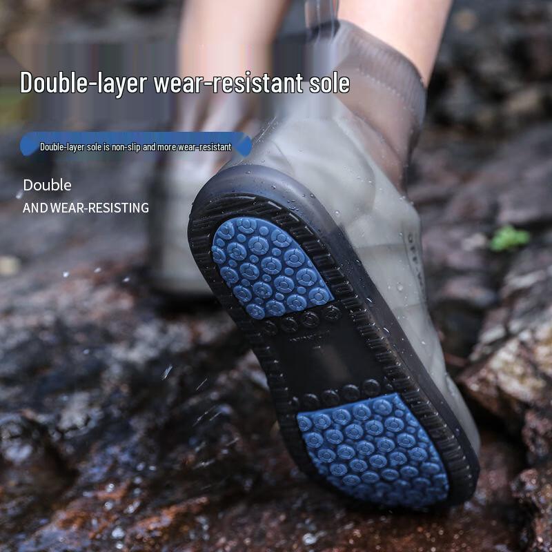 Shenglin Mid-Calf Waterproof Non-Slip Rain Shoe Covers