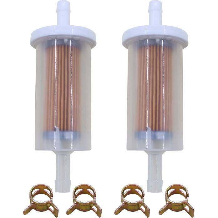 695666 Fuel Filter 1/4" for Briggs & Stratton 845125 691035 493629 JohnDeer D100 D105 D110 D120 D125 D130 D140 D150 D155 D160 D170 L105 L108 L111