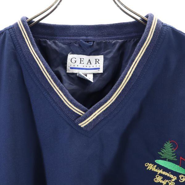GEAR Golf V-neck Sneedjack Nylon Jacket L Navy System Men's Used