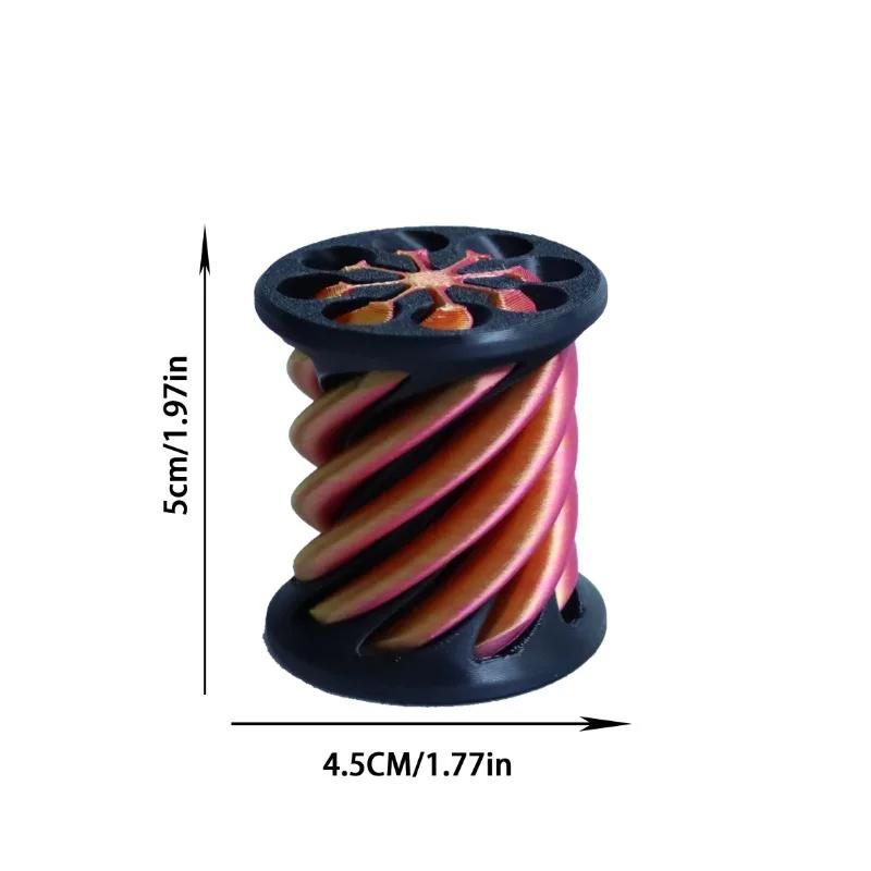 Cone Spiral 3D Printed Highpass Stress Reducing Toys Fidget Desk Gadgets Technological Rotating Relieve Stress-Relieving Adults