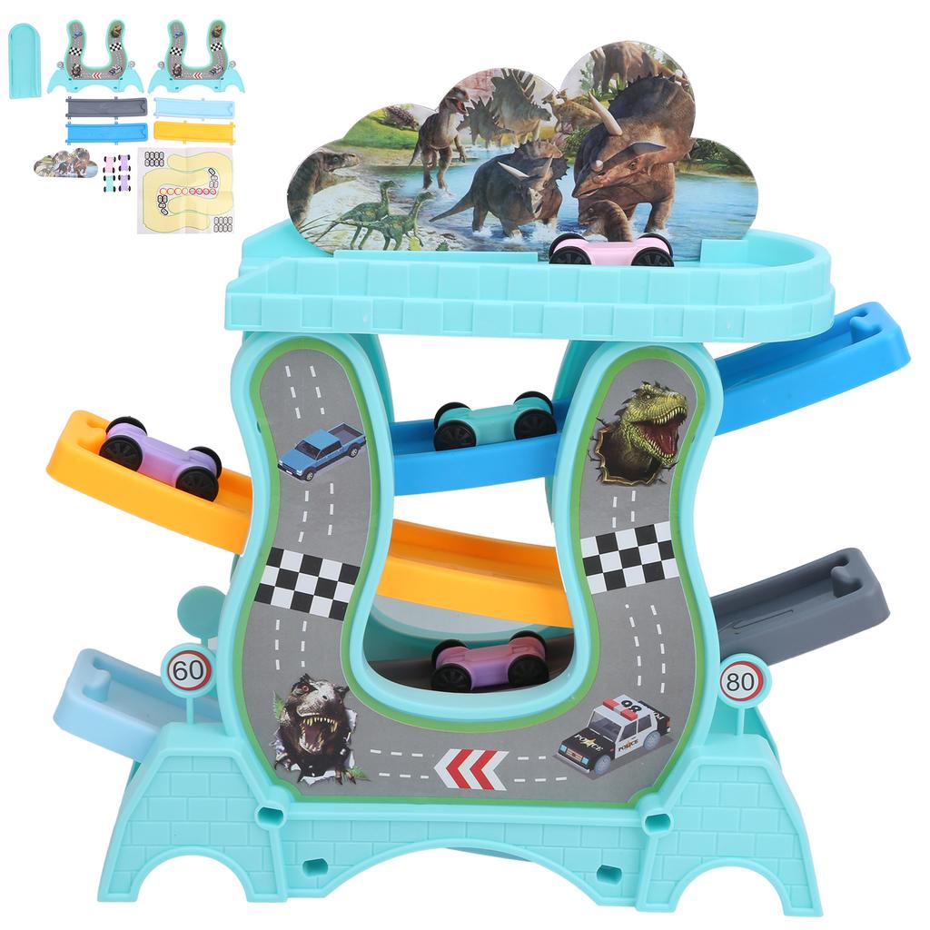 Racing Car Track Toy Set Children Toddler Kid Assembly Track Car Vehicle Toy Gift
