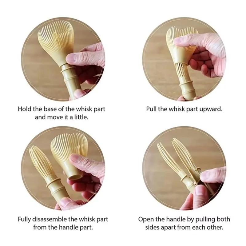 1PC Reusable Resin Matcha Stirrer for Matcha Green Tea PowderPlastic Tea Brush with StirrerMatcha Stirrer