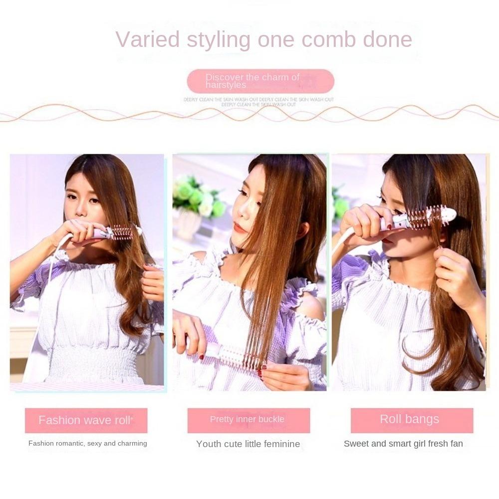 2-in-1 Mini Curling Iron Straightening Electric Curling Wand New Hair Curler  Student Dormitory