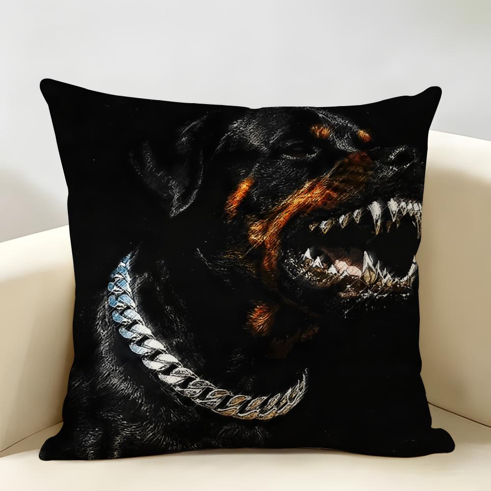Black White Fashion Ins Sexy Cushion Cover Natural Linen Organic Fabric DoubleSided Printing Room Sofa Decor Pillow Case