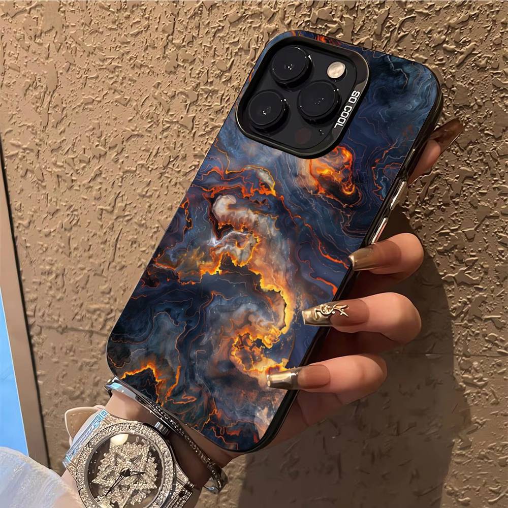 

Marble Art Fashion Pattern Phone Case Phone Case For iPhone 14 16 15 11 12 13 Pro Max Mini Plus Shockproof Cover iPhone13