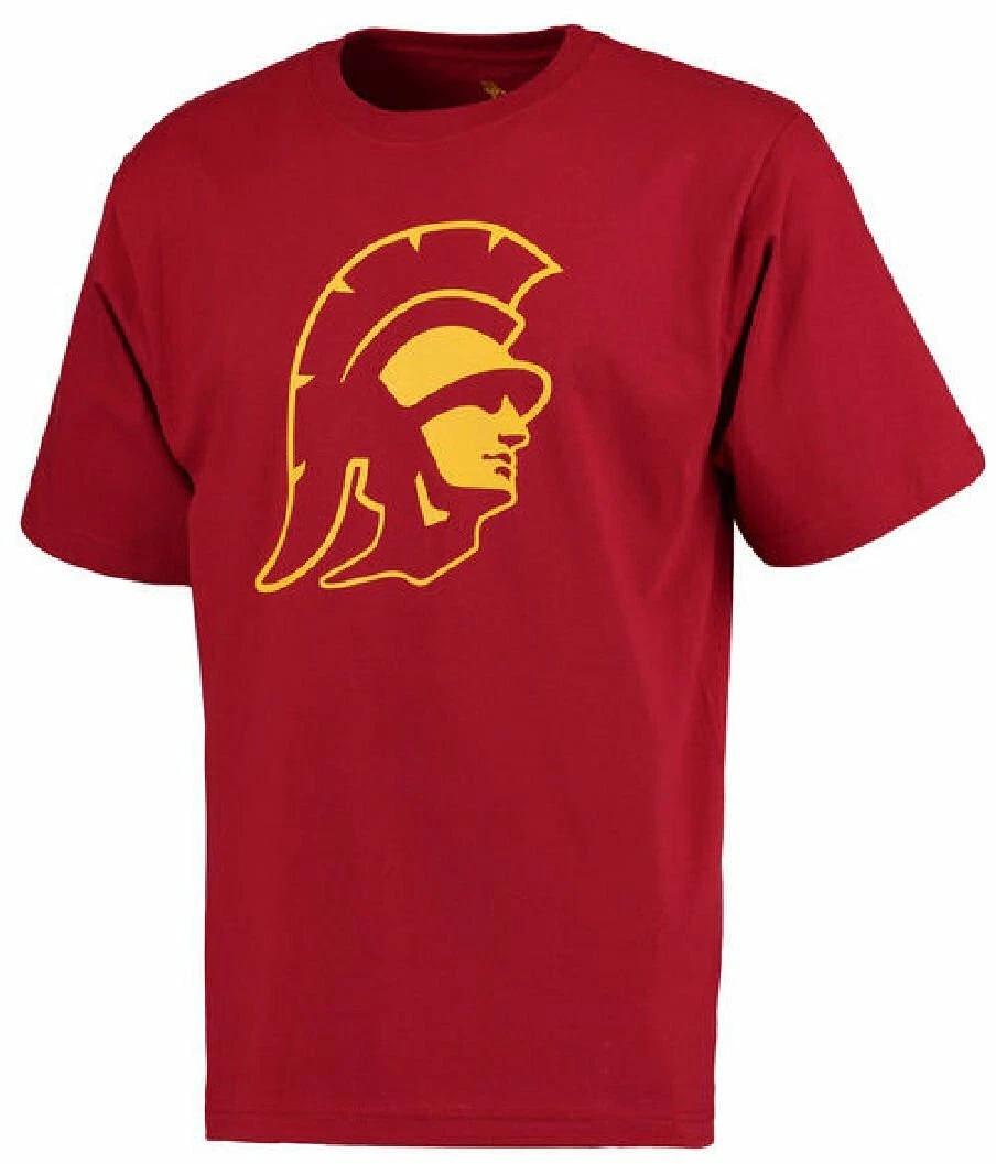 USC Trojans Cardinal Trojan Head Short Sleeve T shirt 3XL