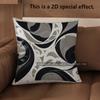2D Modern Abstract Pattern Digital Print Pillowcases Pattern Cushion Cover Suitable For Sofa Bedroom Car Pillow Cover