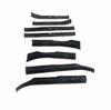 Volkswagen Tiguan Carbon Fiber Door Sill Strips - Interior/Exterior Protection & Anti-Step Modification