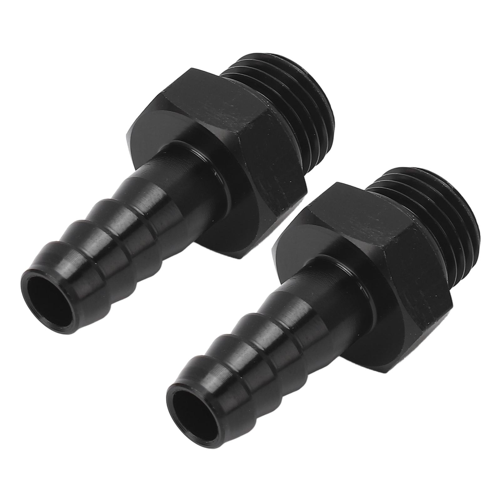

1Pair Hose Barb Fitting Connector AN6‑5 16 Inch Aluminum Hose Barb Fittings Adapter for Pipe Connections Delivery System