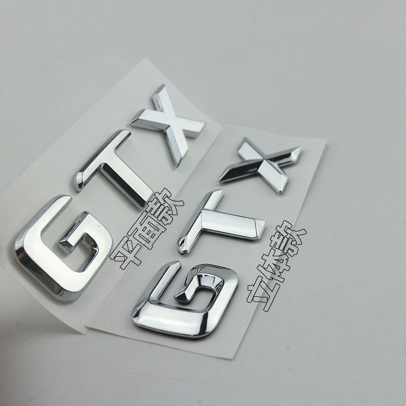 Applicable aux logos de voiture ID6 ID4 logo lettre GTX version modifiée d'outre-mer coffre arrière anglais autocollant de logo