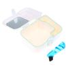 1 Set Denture And Popular Sturdy Box Kit High-Class Storage With Built In Mirror And Cleaning Brush For Daily Use