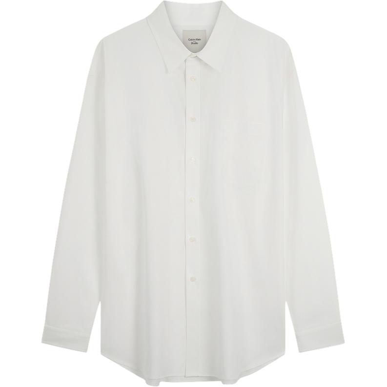 

Calvin Klein Cotton Embroidered Loose Long Sleeve Shirt Men shirts 4LB160G S