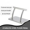 1PC Barber Salon Chair Accessory Movable Stainless Steel Foot Rest Comfortable Pedal Universal Chair Fitting for Hairdressing