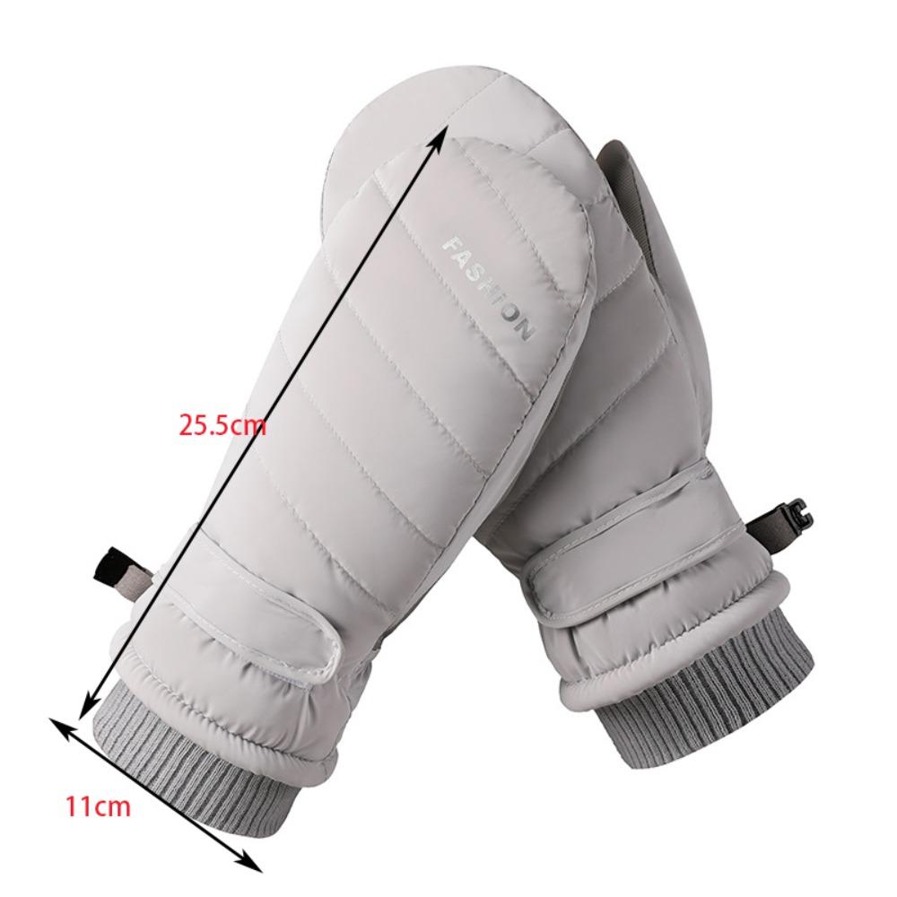 Teplé zimní rukavice s plnými prsty Lyžařské rukavice 2024 Větruodolné Rukavice odolné proti chladu Venkovní sporty
