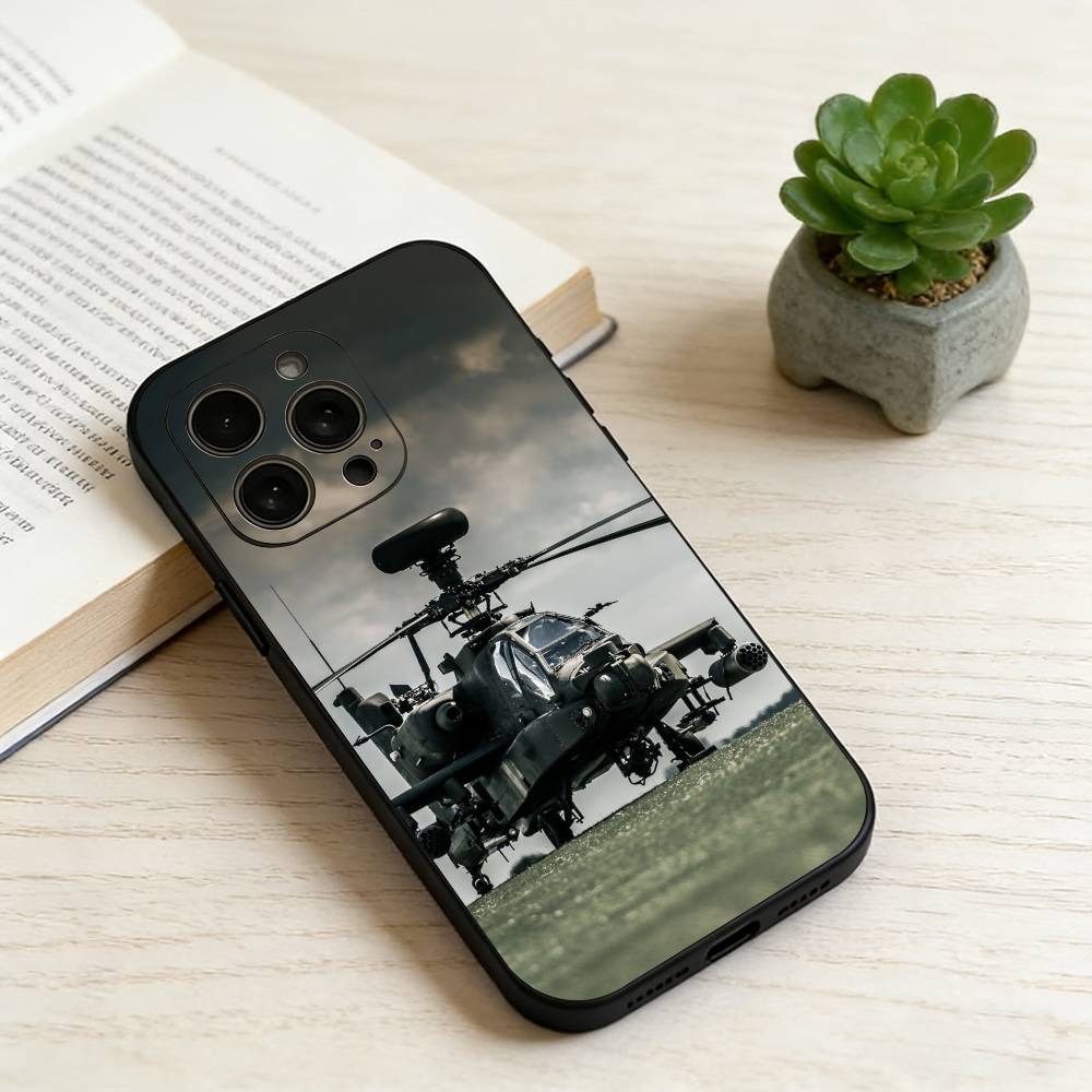 

Чехол для телефона H-Helicopter для iPhone 17, 16, 15, 14, 13, 12, 11 Plus, Pro Max, Другие Мягкий Черный Чехол iPhone17air