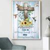 DIY Religious 5D Diamond Painted Full Round Square Diamond Cross Art Embroidery Set Mosaic Picture Living Room Home Decoration