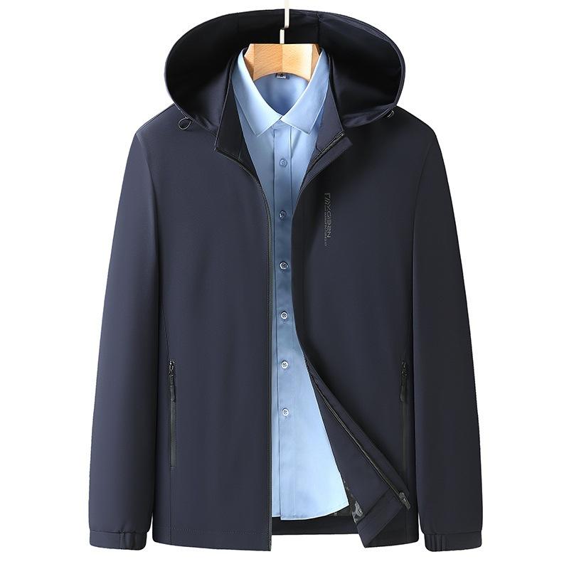 Men's Casual Jacket Daddy Jacket Jacket Middle-aged and Elderly Men's Business Spring and Autumn Winter