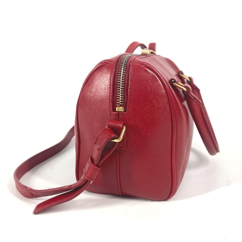 YVES SAINT LAURENT 330958 Baby Duffle Logo 2WAY Shoulder Bag Crossbody Hand Bag