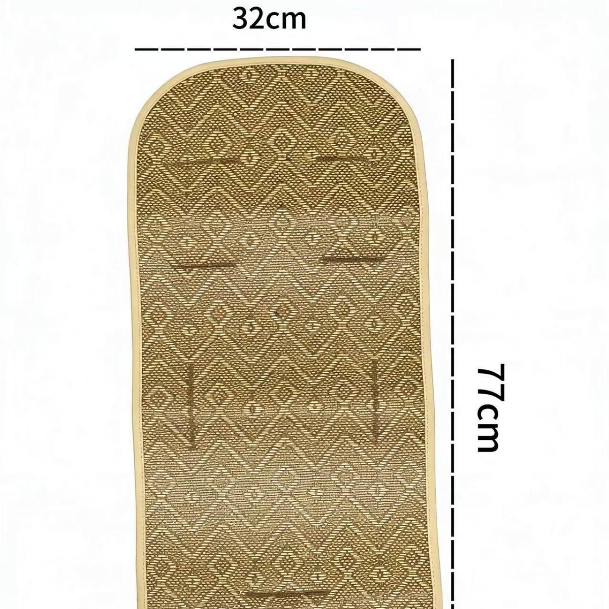 Universal Ice Silk Stroller Cooling Mat - Breathable Summer Seat Cushion for Babies 77x32 cm