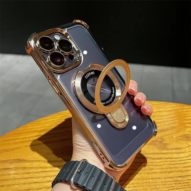 Electroplated Four Corner Space Case for Apple 15PROMAX Four Corner Airbag Anti Drop for IPhone 14 Phone Case Explosive For Apple 15