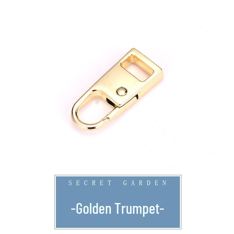 Tool-Free Removable Zipper Puller for Luggage, Bags, Jackets, Clothes, Shoes, & Boots with Metal Pendant Tab