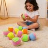6Pcs Sticky Ball Sensory Toys Soft Throwing Balls for Kids Hand-Eye Coordination Catch Game Parent-Child Gift for Outdoor Play Kindergarten Activities