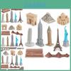 Educational Pvc Landmark Building Model Toy For Kids Featuring Global Architecture