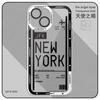 Airplane Bus Tickets Phone Case for iPhone 16 Pro 13 Pro Max SE 8 7 Plus XR 14 15 Pro Max 11 12 Mini X XS Max Clear Soft