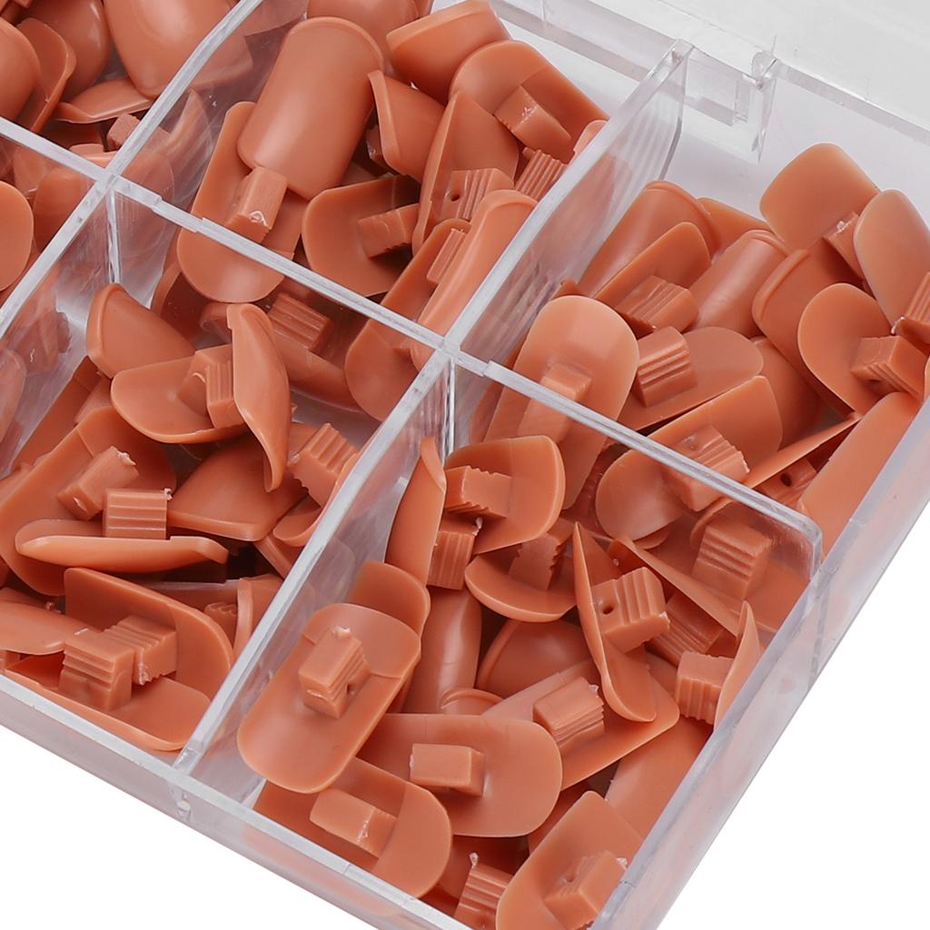 200pcs Practice Training False Hand Nail Tip Novice False Fake Nail Manicure Tool