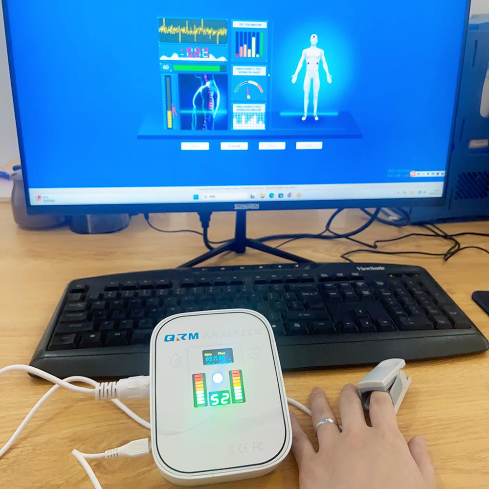 New Quantum Resonance Magnetic Health Analyzer 11 Generation Body Analyzer for Hand Touch Multi-language Sub-health Test for Home with Digital Display