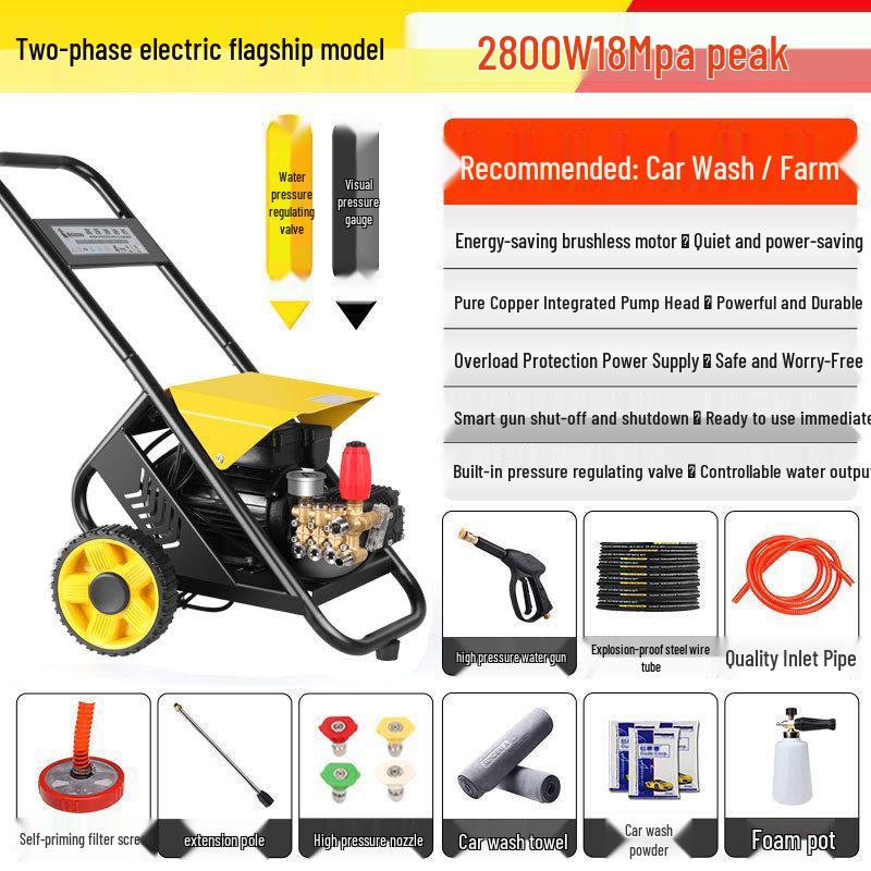 Black Cat Duke High Pressure Car Washer CN plug (adapter included)