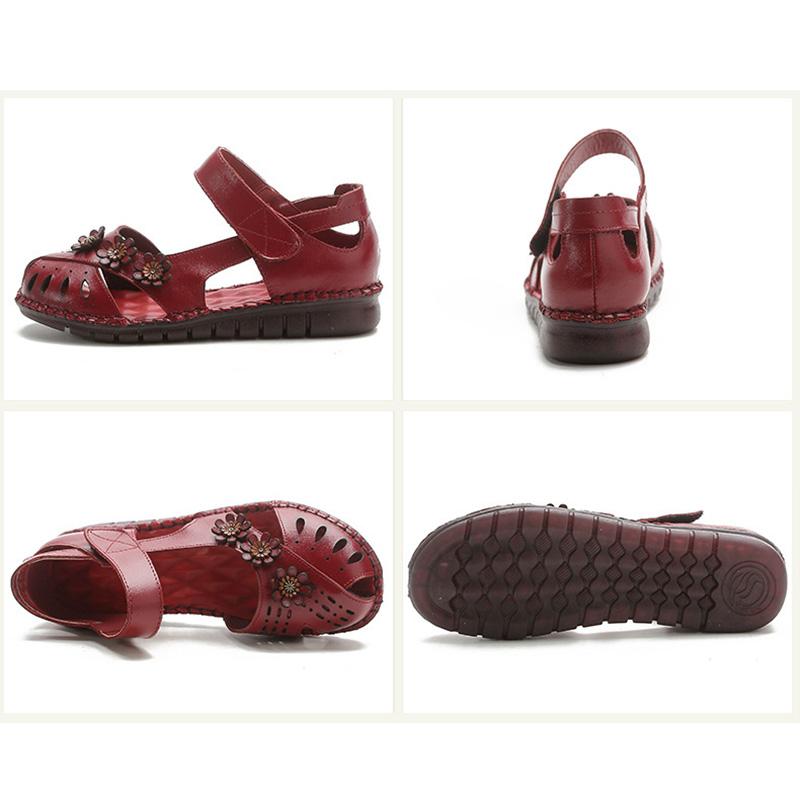 Sommer Neue Retro Frauen Lederschuhe Slip auf flachen Schuhen weiche Sohle Vintage Schuhe Frau Wohnungen neue Loafers