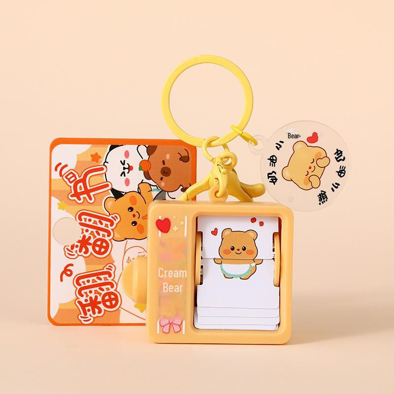 Genuine Cartoon Bear Keychain: Cute Bag Pendant and Small Gift