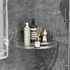 LISM No-Drill Transparent Bathroom Storage Shelf