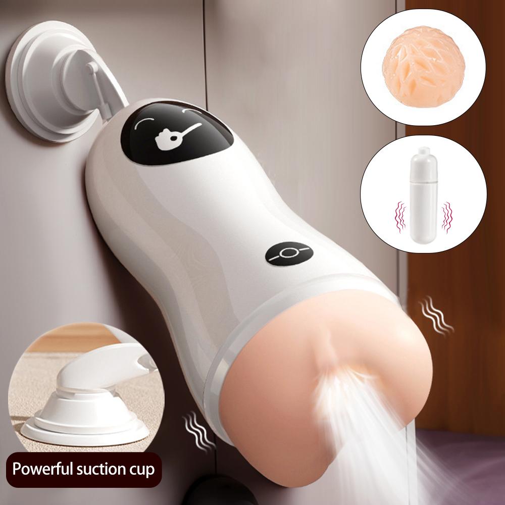 Automatic Male Masturbator Cup Suction Cup Rotating Modes Pocket Pussy Penis Blowjob Machine Sex Toy For Men Adult Supplies