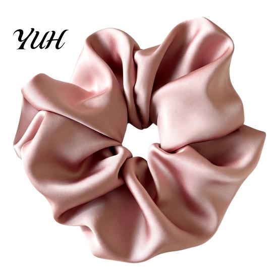 Premium Satin Hair Ties for Elegant Look Scrunchies, High Elasticity Women Girls, Non Slip Band, Scrunchies Solid Color Ponytail Holder, Styling